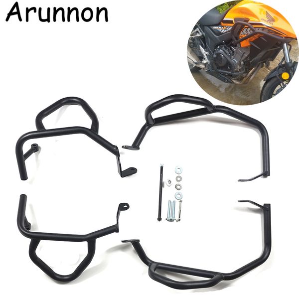 

motorcycle bumper front extension frame & engine protector guard highway crash bar for cb500x 2013-2018