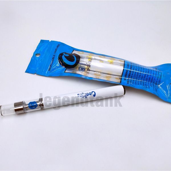 

печенье Vape одноразовый пустые масляные картриджи испаритель 0.5ml керамических катушки Pyrex стекла бак 350mAh аккумулятор