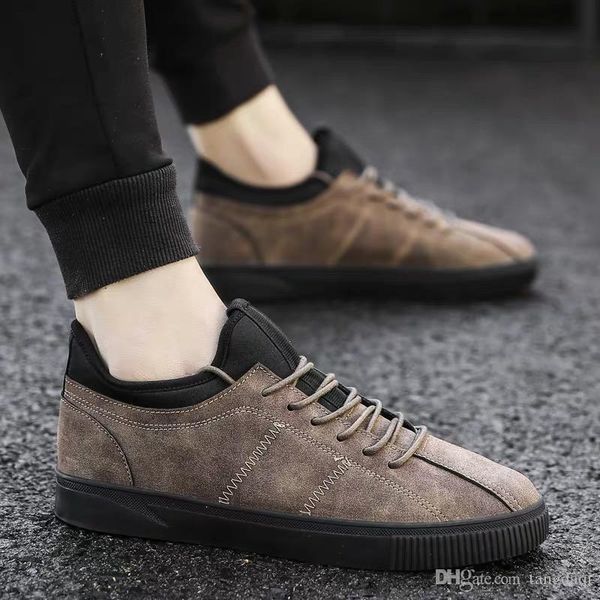 

old beijing cloth men's summer new men's shoe student fashion scooter breathable sports shoes leisure scooter shoes, Black