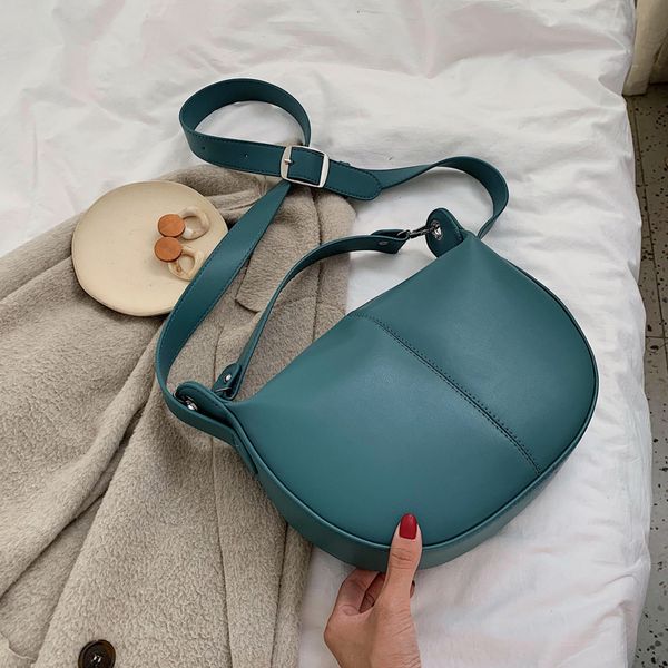 

fashion saddle women shoulder bags handbags pu leather crossbody bag lady casual purses female vintage sac 2020