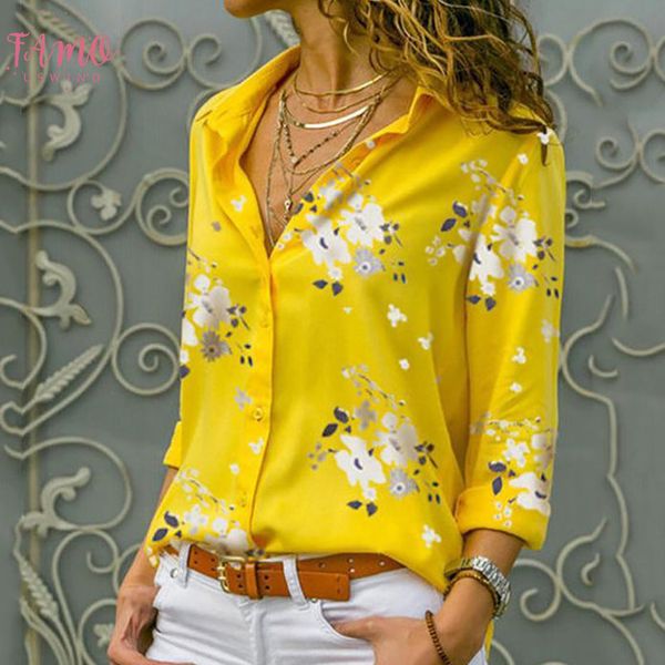 

womail new summer womens casual blouse leopard long sleeve fashion plus size loose button blouse for lady dropship may14, White