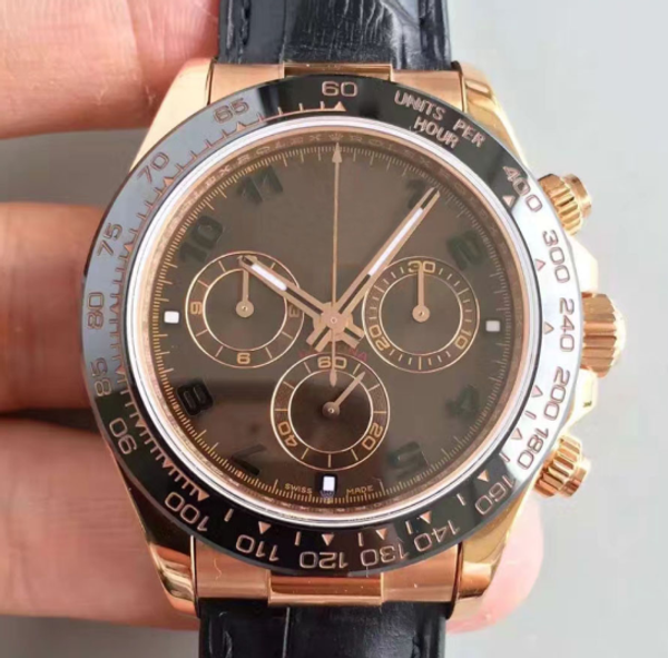 

Factory ver ion watch 40mm co mograph 116515ln wi eta 7750 movement chronograph leather trap ceramic bezel men bu ine wri twatch