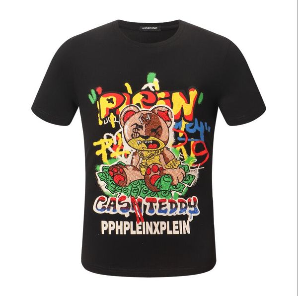 

summer popular fashion designers men's shirt t-shirt letter embroidery t-shirt men's brand short sleeve t-shirt 016, White