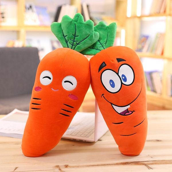 

1шт 25см творческое моделирование морковь плюшевые игрушки super soft морковь кукла фаршированный вниз хлопок плюшевые подушки brithday пода