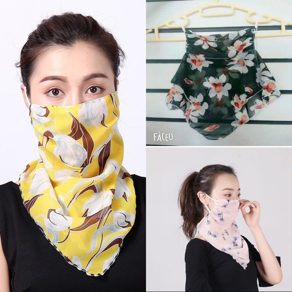 

du2zx breathable sunshade neck riding mask silk outdoor cycling face dustproof scarf anti-uv cover neck gaiter sunscreen camping scarf, Black