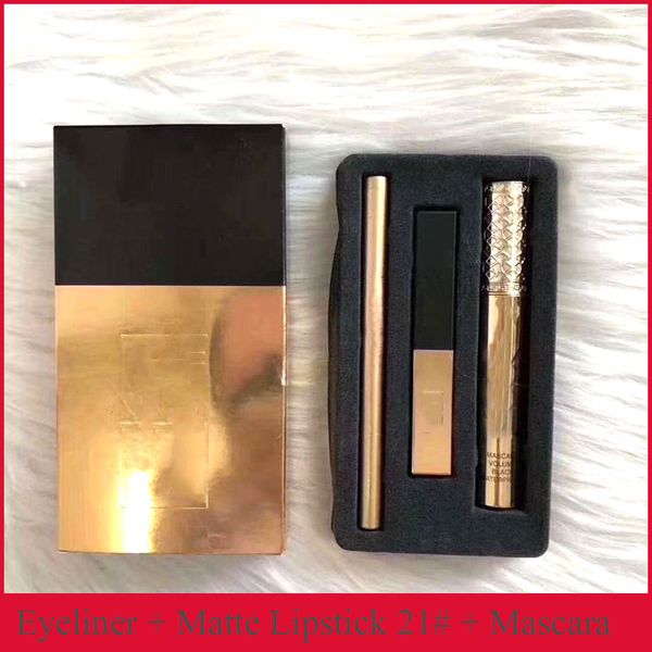 

Famou 3 in 1 makeup et eyeliner matte lip tick 21 ma cara kollection co metic kit