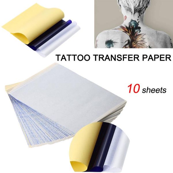 

tattoo transfer paper temporary tattoos stencil carbon thermal tracing hectograph sheet tattoo accessories #zer