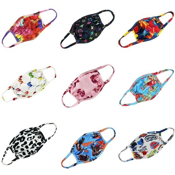 

дизайнерские маски для лица printed защитной маски роскошной моющийся пылезащитная езда на велосипеде спорт печати маски моды для мужчин и ж, Black