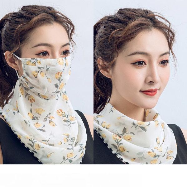 

silk scarf durag scarves new neck mask sunscreen summer ladies mask outdoor riding breathable dustproof head wrap hair scarf bandanas, Blue;gray