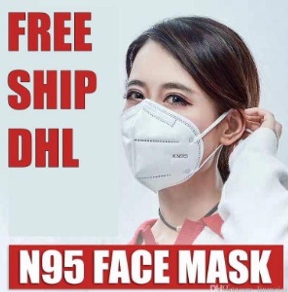 

shoping [ in stock] n95 mask kn95 face mask dhl ship pm2.5 filter respiratory dustproof protective