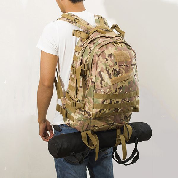 

outdoor camouflage tactical backpack waterproof oxford cloth breathable climbing backpack hiking camping training bags