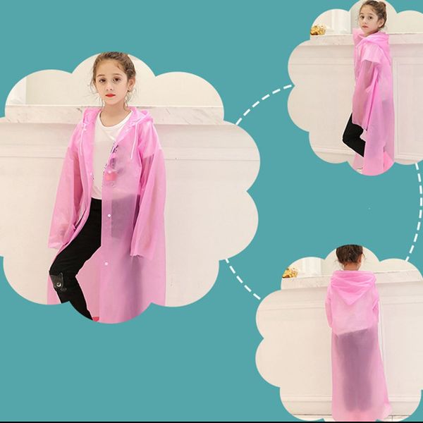 

raincoat student kid siamese waterproof environmental poncho children raincoat