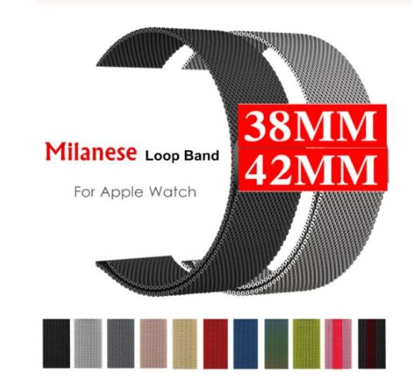 

Milane e loop trap for apple watch band apple watch 4 44 mm correa iwatch band 42mm 38mm 40 tainle teel bracelet watchband