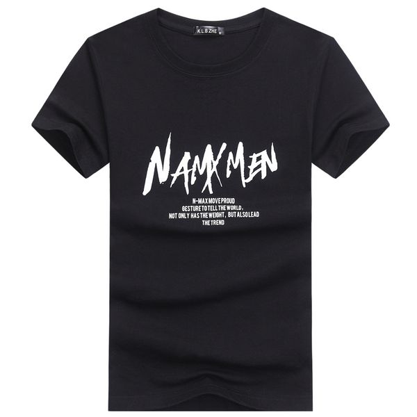 

men's t-shirts plus size 5xl tee shirt homme summer short sleeve men t shirts male tshirts camiseta tshirt homme, White;black