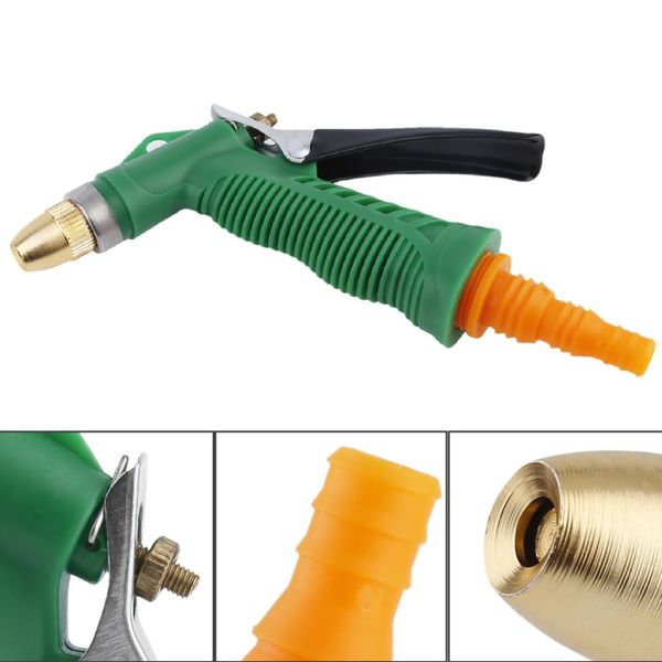 

new car washing water gun head garden household washing cleaning machine tool accessories copper adjustable high pressure