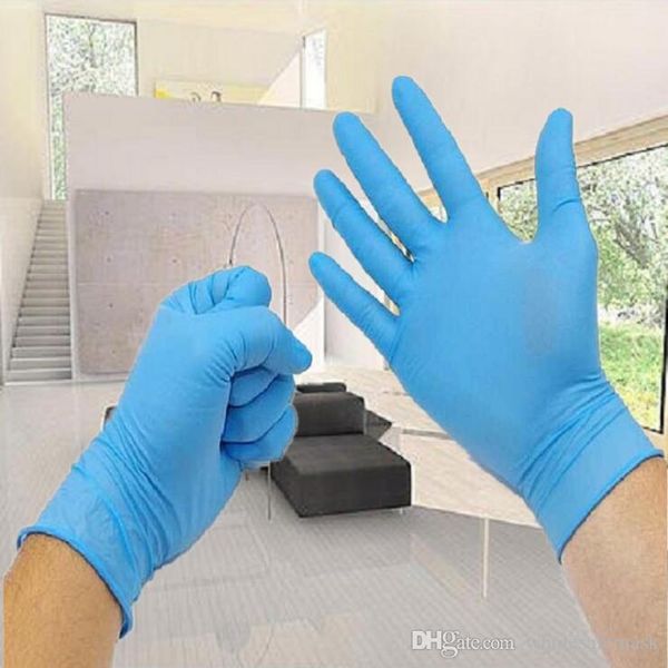 

одноразовые нитриловые латексные перчатки 5 видов спецификаций дополнительные противоскользящие противокислотные перчатки класс а без порошк
