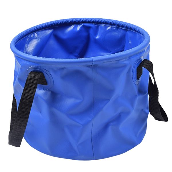 

pvc collapsible folding water bucket perfect gear for camping hiking travel fishing