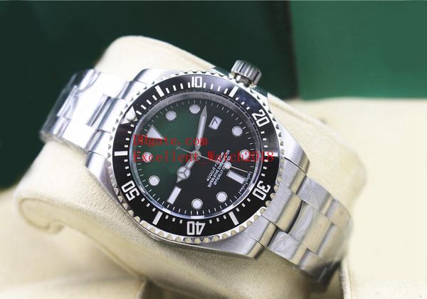 

2 sell mens watches 40 mm 116600 stainless steel ceramic bezel date asian 2813 automatic movement mens watches christmas gift, Slivery;brown