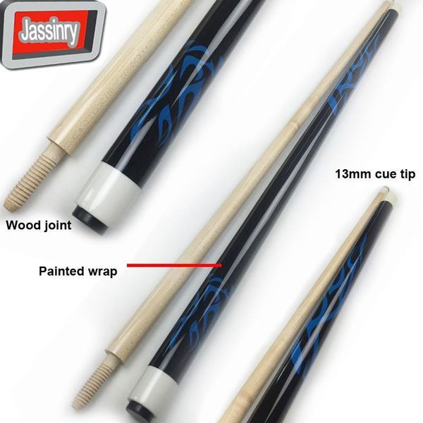 

jassinry black 13mm carom cue sticks with wood joint pool carom billiards cue nine-ball ball arm cues maple wood ing