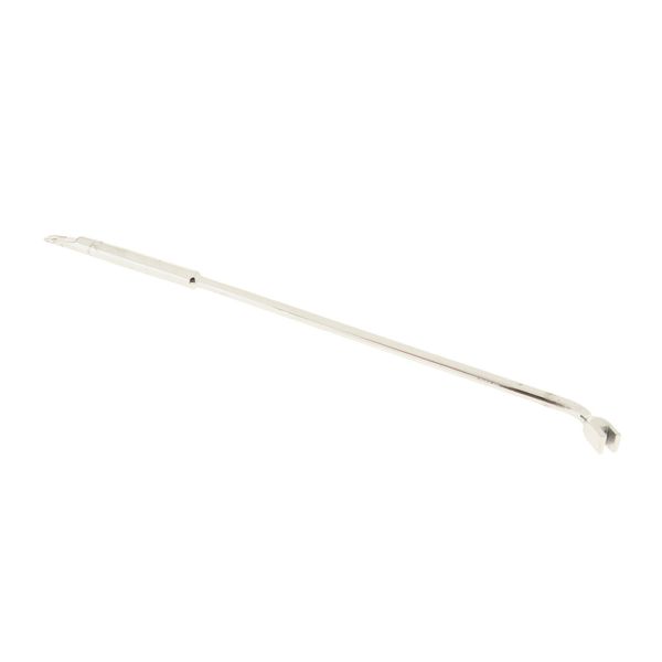 

piano metal tuning lever hook wrench tuner spanner repair tool - silver