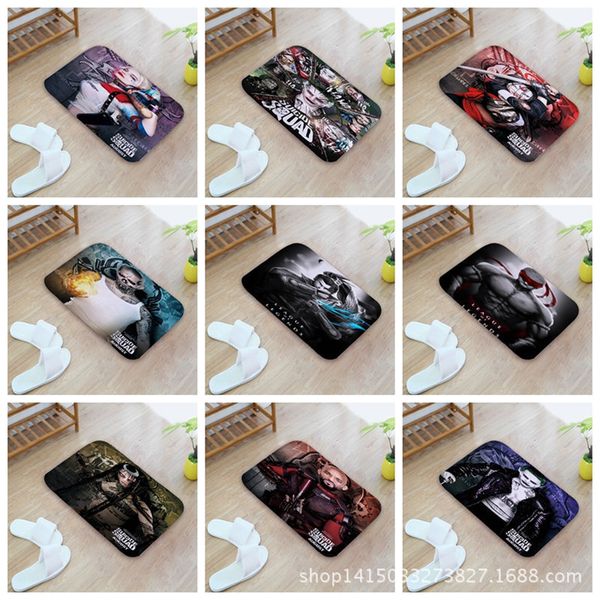 

watercolor cartoon hero home furnishing bedroom in front of the door non-slip land pad carpet mixed batch