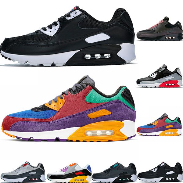 

nike air 2020 новая мода прибытия 90 gundam спортивные кроссовки для высокого качества для мужчин белый синий красный черный открытый легкоа