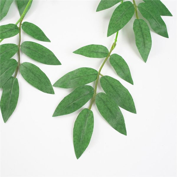 

fake willow leaves vine artificial green plant garland home garden office decors