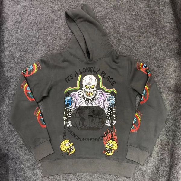 

19fw latest hip-hop rap kanye west xxxtentacion season 6 men women hold the gate oversize pullover hoodies sweatshirt cotton, Black
