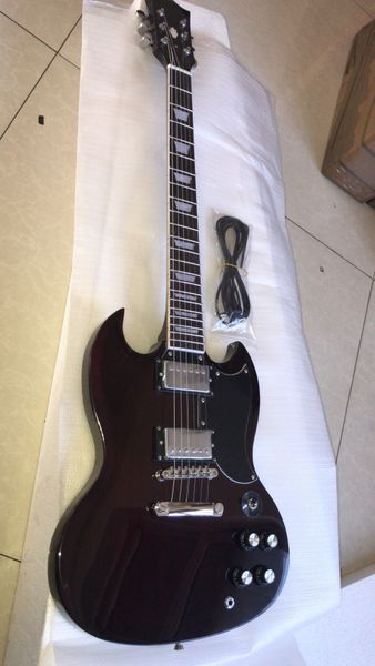 

wholesale custom quickly electric guitar in wine red 6srings rosewood fingerboard tonyiommi selling guitar 180315