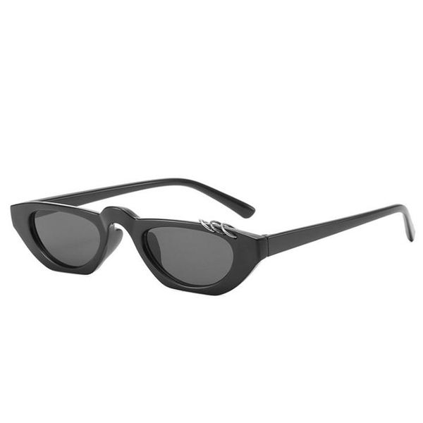 

мода женщины мужчины личность солнцезащитные очки хип-хоп маленькая рамка солнцезащитные очки анти-уф очки очки солнцезащитные очки a, White;black