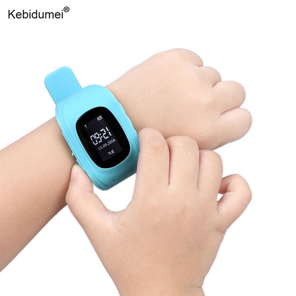 

kebidumei smart kids gps watch q50 with gsm gprs gps locator tracker anti-lost smartwatch child guard for android hot