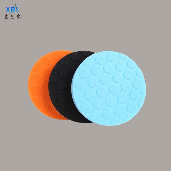 

amazon selling 6-inch hexagonal polishing sponge wheel 3-piece set grindÂ polishing car beauty