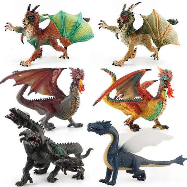 

1pc реалистичная реалистичная ручной работы коллекция игрушек летучий mutant dragons коллекционные животных фигурка пвх куклы детские развив