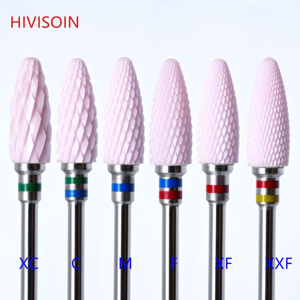 

shape bit - pink - hivisoin ceramic nail drill bit
