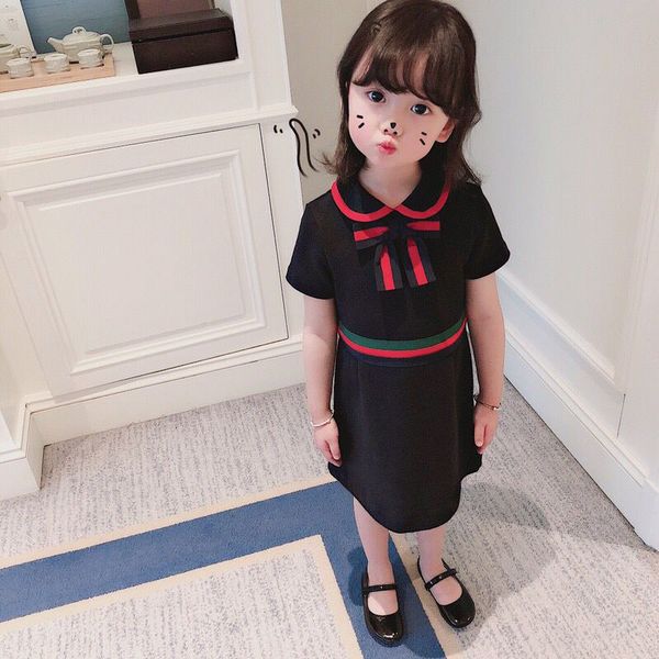 

free shipping new arrival baby girl summer dress kids party dress luxury brand girl summer a line dress