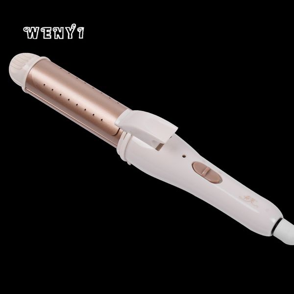 

wenyi mini hair curler gold curling roller ceramic straightening flat iron styling tools hair straightener
