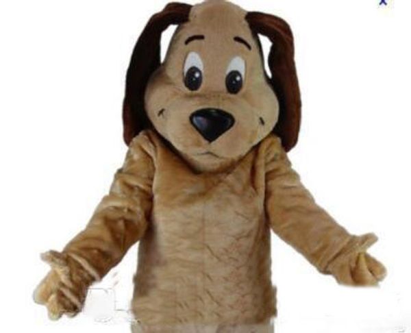 

2018 factory sale new tan dog mascot head costume animal theme costumes ing, Red;yellow