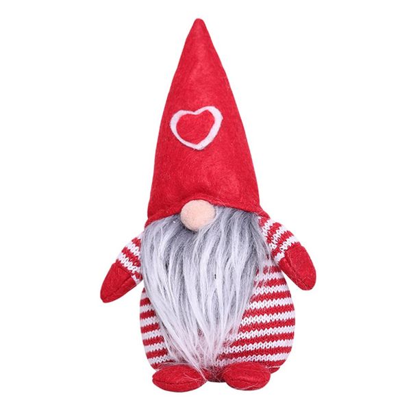 

navidad love cap standing posture no face doll creative faceless doll 2020 new year kids gift christmas decoration for home