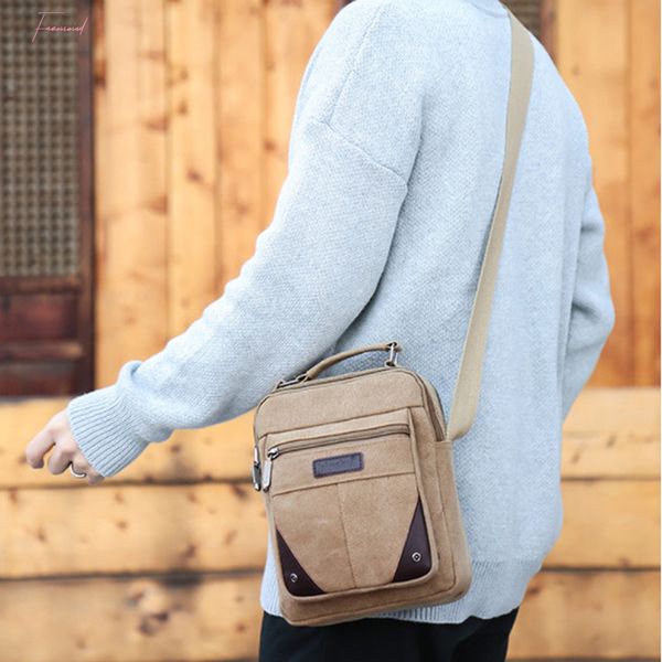 

2020 mens travel bags cool canvas bag fashion men messenger bags brand bolsa feminina shoulder bags