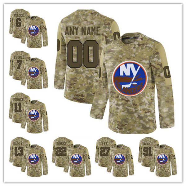 

2019 Camo 27 Anders Lee 91 John Tavares 29 Brock Nelson any name any number Personalized mens New York Islanders stitched hockey Jersey
