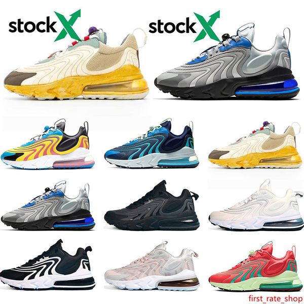 

stock x react eng cactus trails s mens running shoes bauhaus triple black white royal blue men women sports sneakers size 36-45