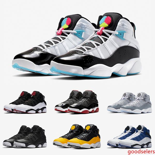 

6 6s six rings mens basketball shoes cool grey concord bred green gym blue space jam man women authentic sports sneakers