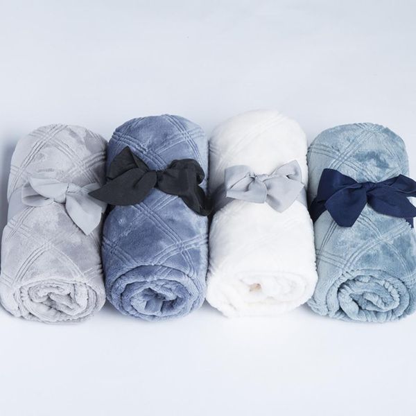 

70*100cm nap blanket super soft cozy velvet plush throw blanket single layer thicken flannel for travel office supplies