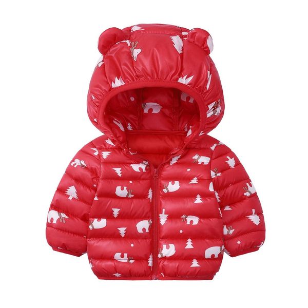 

2019 brand new autumn winter children's small baby infant boys girls fashion print hoodies coat baby children warm cotton jacket, Blue;gray