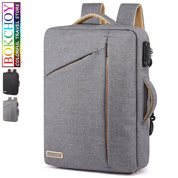 

lapbackpack with password lock 15 inch hidden strap portable bag new fashion minimalism leisure anti thief travel backpack
