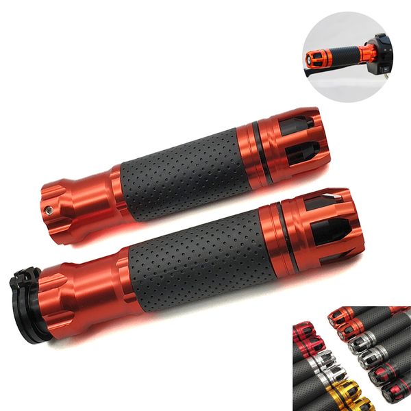 

motorcycle anti-skid handle ends handlebars racing hand grips cnc 22mm 7/8" for yamaha xmax250 v max vmax 1700 1200 125 wr250f