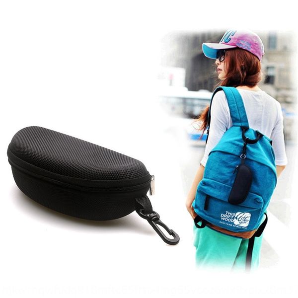 

2019 zipper case sun case large anti-pressure sports glasses box hard sunglasses box