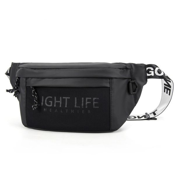 

waterproof waist bag man casual chest bag outdoor large capacity shoulder sport travel waist pack
