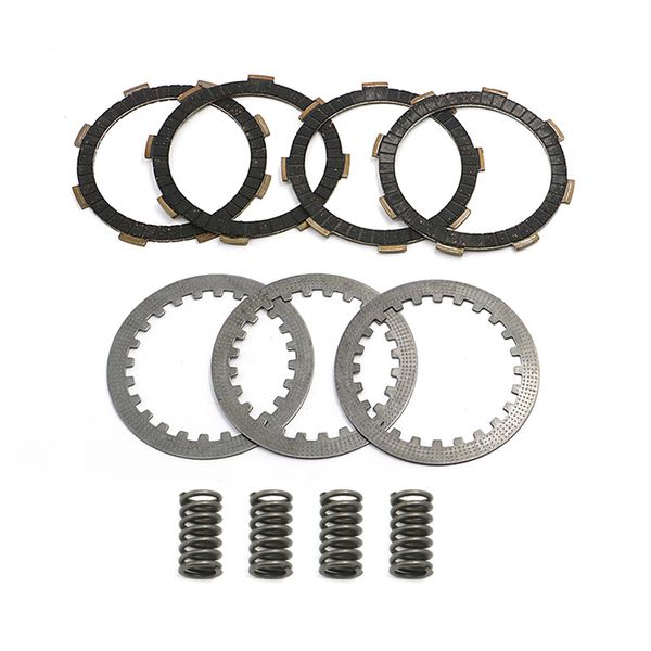 

motorcycle clutch friction and steel plates kit set w/ hd springs for crf100 xr100 xr80 crf80 direct oem replacement
