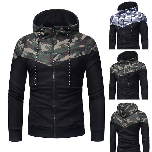 

jacket long sleeve print autumn winter warm outerwear & coats 2018 new polyester men's jacket chaqueta hombre 18sep12, Black;brown